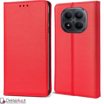 Telone atverčiamas dėklas - raudonas (Xiaomi Redmi Note 15 Pro 5G)